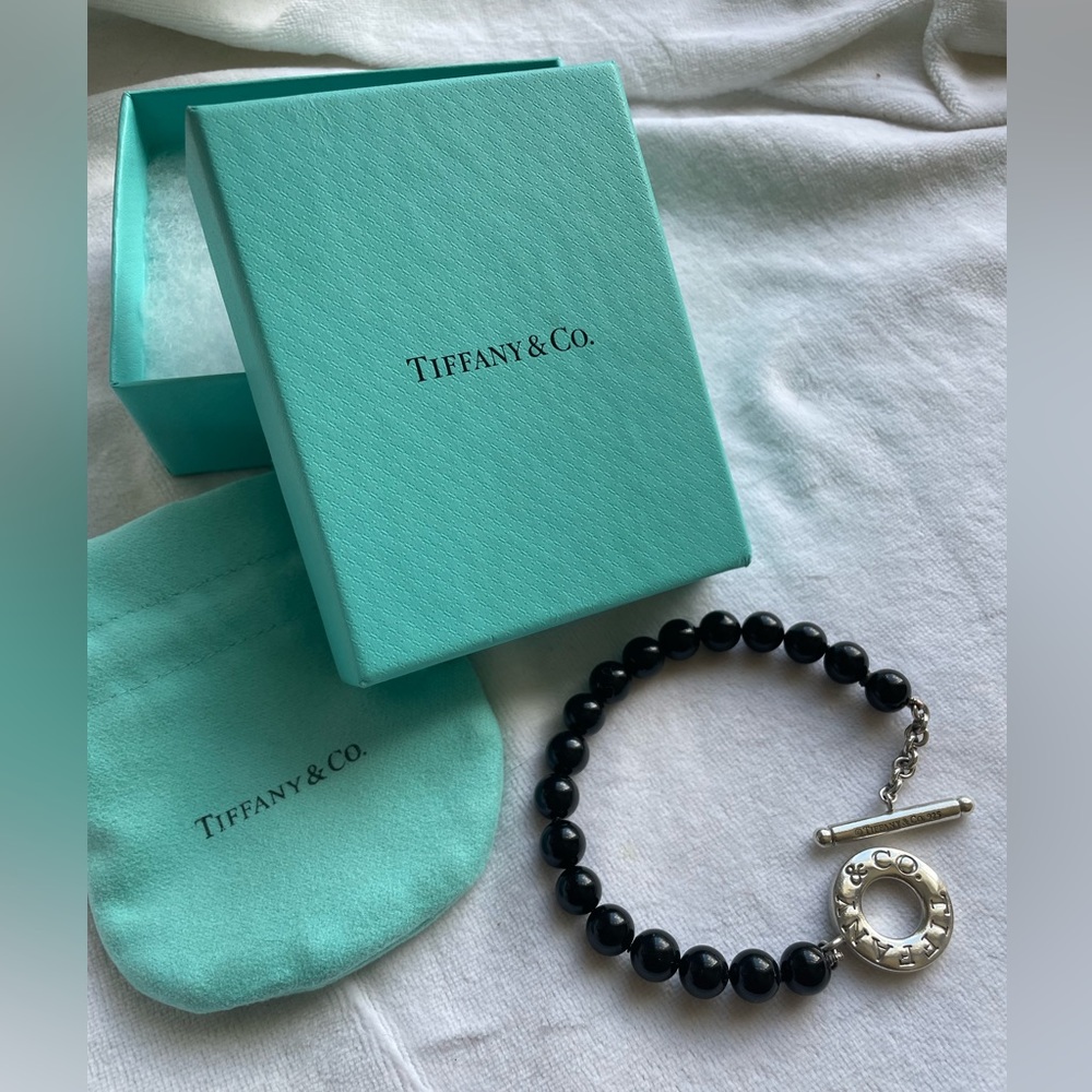Tiffany & Co. Onyx Bead Bracelet